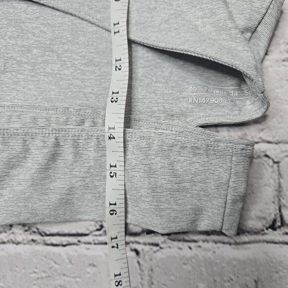 Outdoor Voices Slashback Light Gray Cut Out Detail Top Size Large - Picture 9 of 10